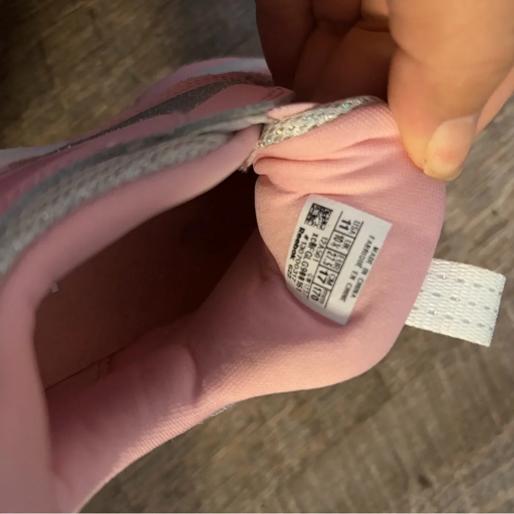 Reebok Kids Pink Athletic Shoes